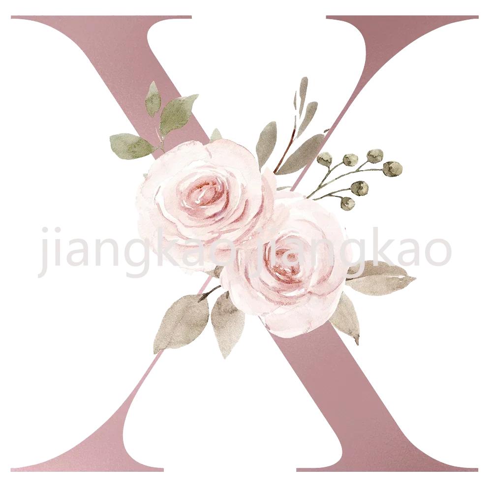 Personalized Mug Floral Initial Name Cup Custom Name Tea Coffee Hot Chocolate Mugs Bride Bridesmaid Mothers Day Gifts for Her