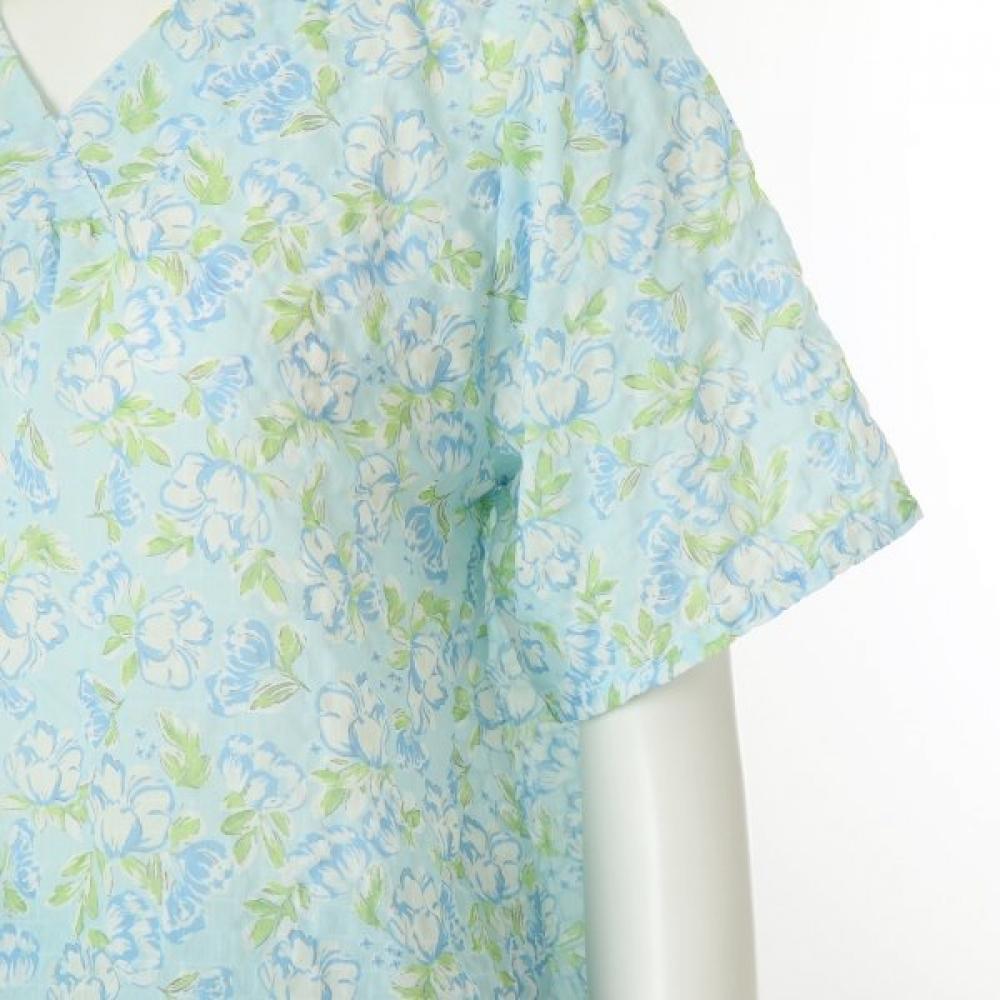Venus Women S Loungewear Top Blue Floral vevS110w