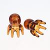 2Pcs Resin Octopus Massage Comb Head Meridian Scraping Scalp Massager Spa Gua Sha Massage Comb Fatigue Relief Massag
