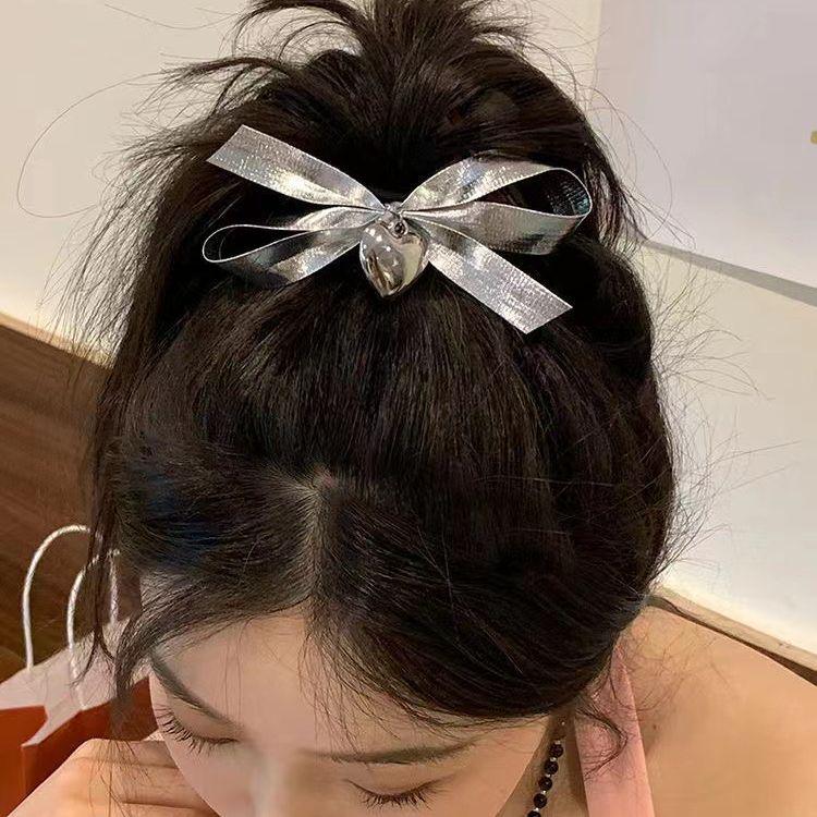High-End Bowknot Hair Tie Elastic Hair Band 2023 for Girls