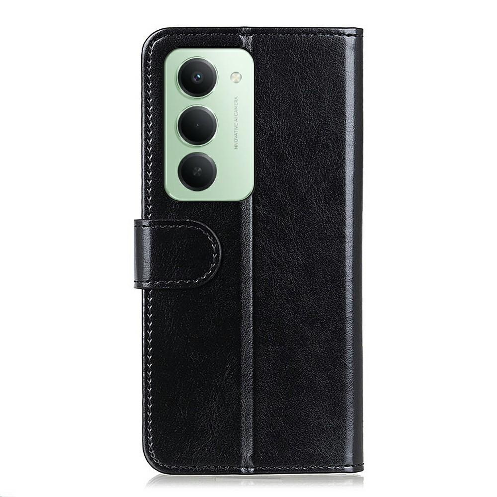 For Xiaomi Redmi 15 4G (EU) (171mm) Case Crazy Horse Texture PU Leather Phone Stand Cover
