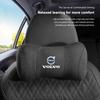 Suport Cap Scaun Auto Alcantara Bumbac cu Memorie Pernă Gât Accesorii Interioare Pentru XC60 V90 V60 V40 XC90 S90 S60 C30 V70 XC40