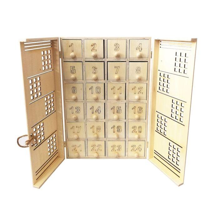 MégaCréa DIY - Calendrier de l'Avent bois thème urbain