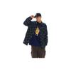 MLB New York Yankees SS24 Letter Print Loose Casual Denim Long Sleeve Shirt Unisex Shirts Deep-Navy-Blue 3ADRM0141-50NYD
