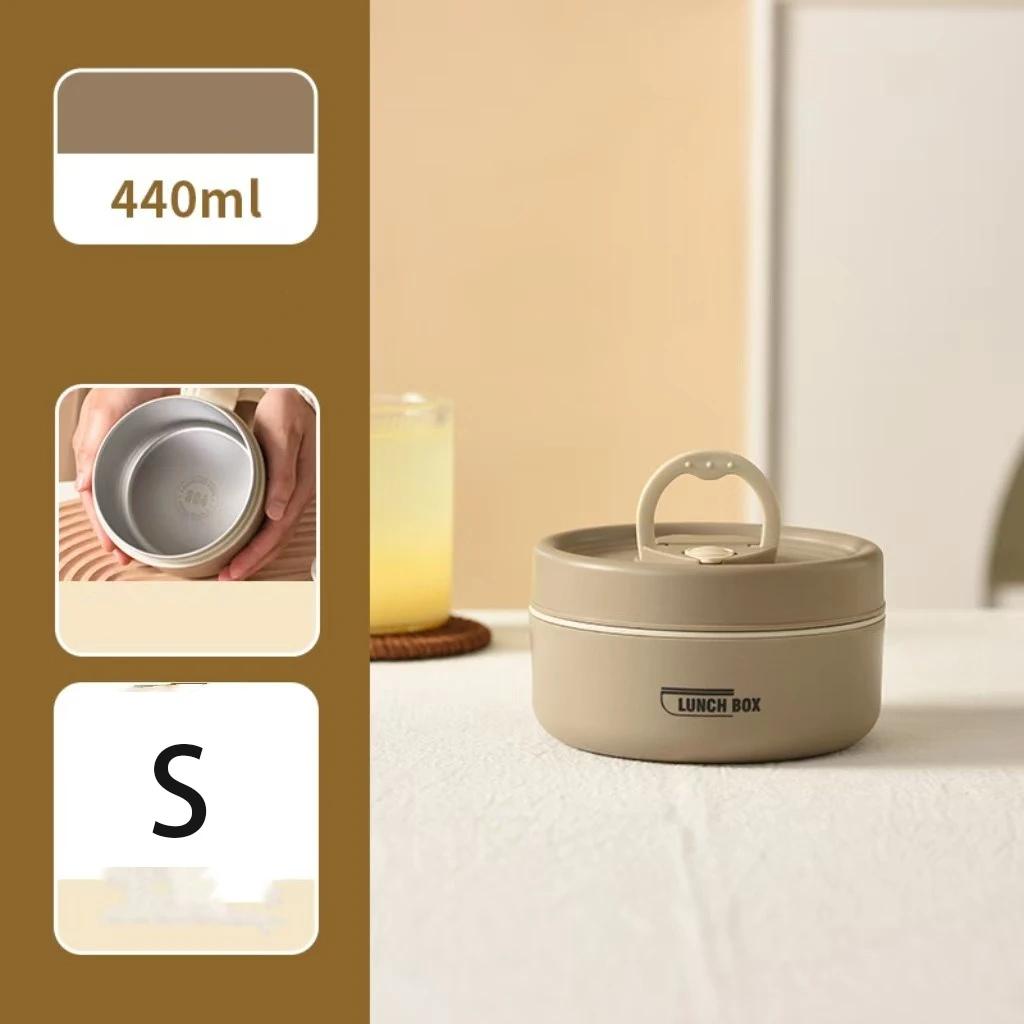 304 Stainless Steel Insulated Lunch Box Stackable 3 Separate Microwave Bento Box Sealed Leak Proof Soup Bowl Office Lunch-box