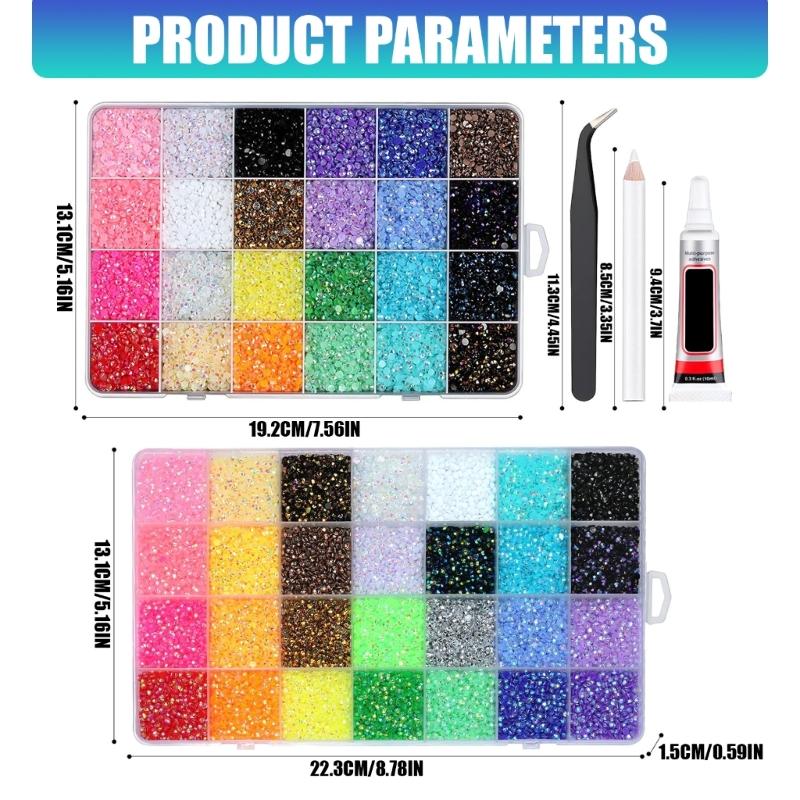 Premium Resin Nail Art Gems Pearls Style Flat Back Rhinestones For Professional Or Home Manicure Flatback Gems