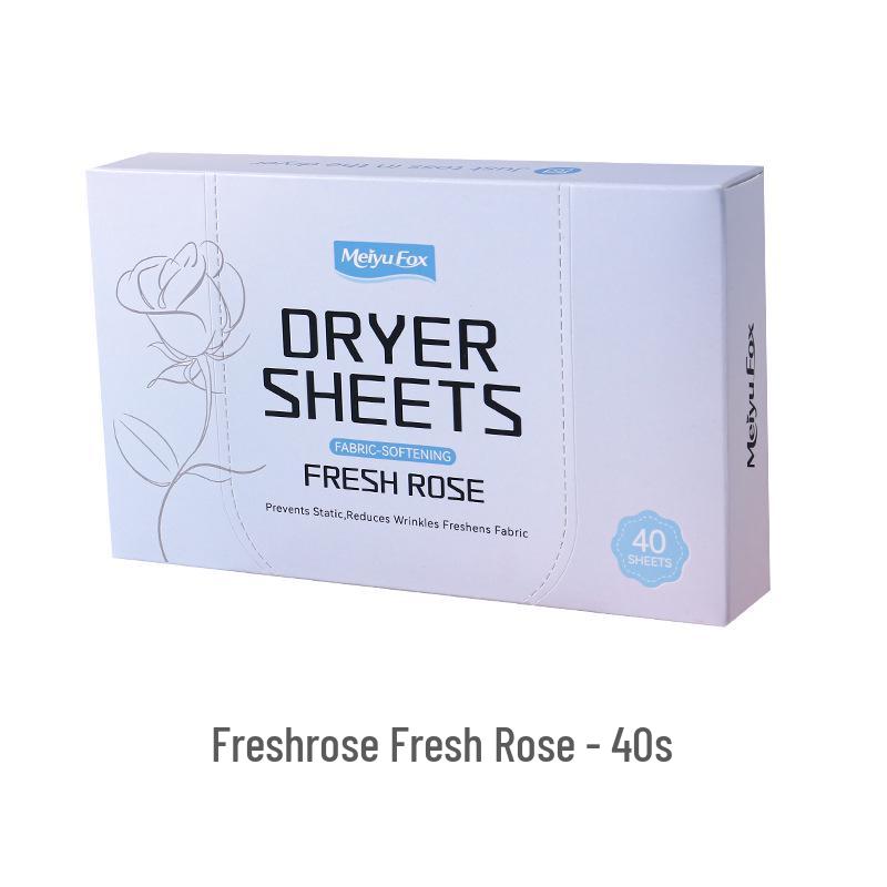 Scented Dryer Sheets for Odor and Static Removal