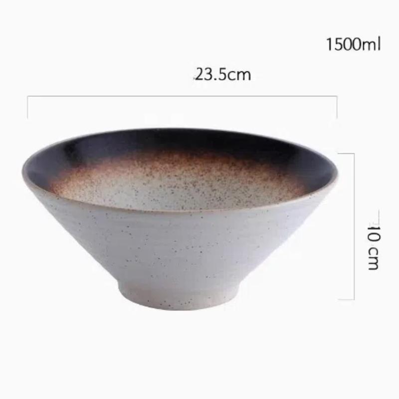 Japanese Ceramic Ramen Bowl – Creative Soup Bowl for Home or Restaurant Use