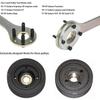 For Subaru Leopard Forester Crankshaft Pulley Tool Kit Screw Wrench Bracket  Crank Puller Auto Repair Tools