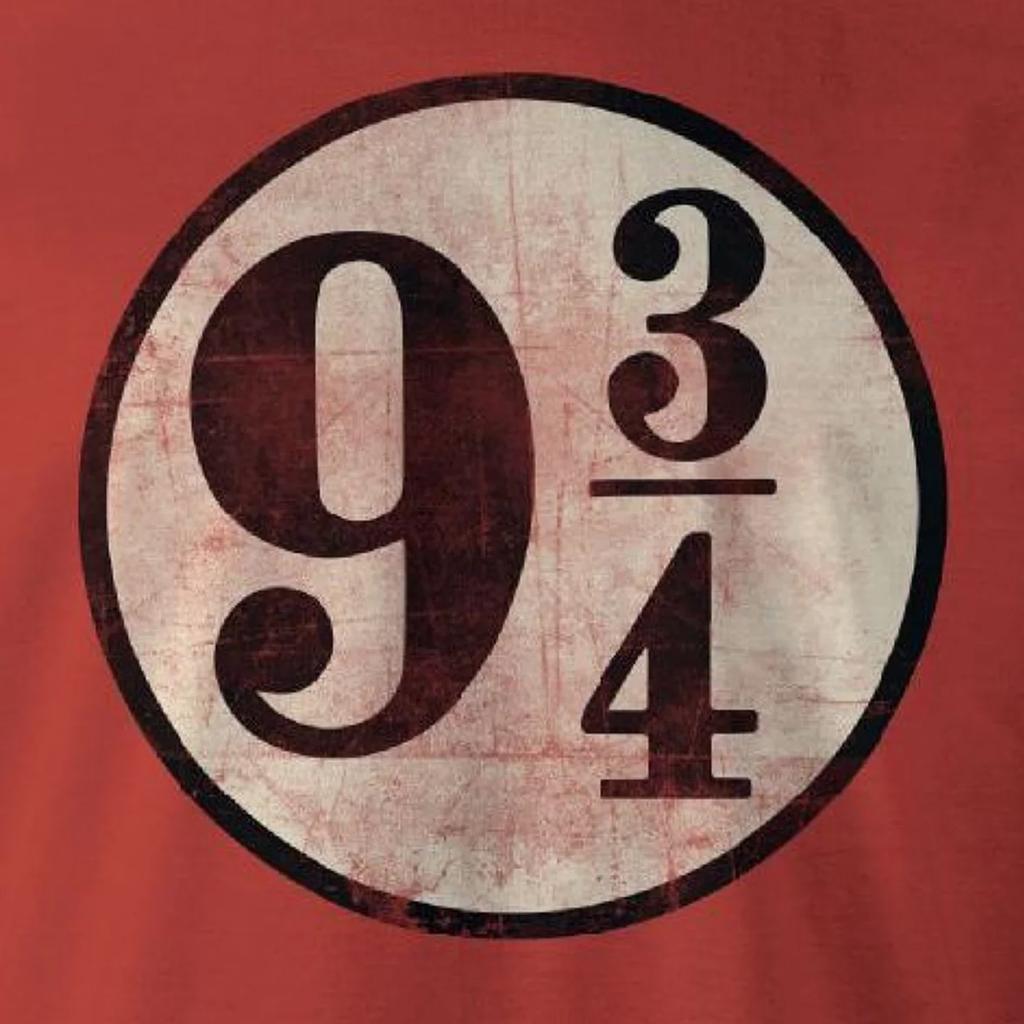HARRY POTTER Mens Platform 9 3/4 T-Shirt