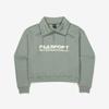 Men High Neck Cotton Blend Sweatshirt