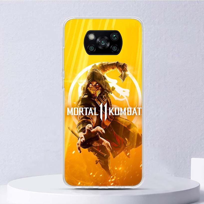 Mortal Kombat Soft Case For Xiaomi Poco X7 X6 X5 X4 X3 Nfc F6 F5 Pro Phone Cover F4 Gt F3 F2 F1 M5S M4 M3 M5 Funda Coque X3 NFC
