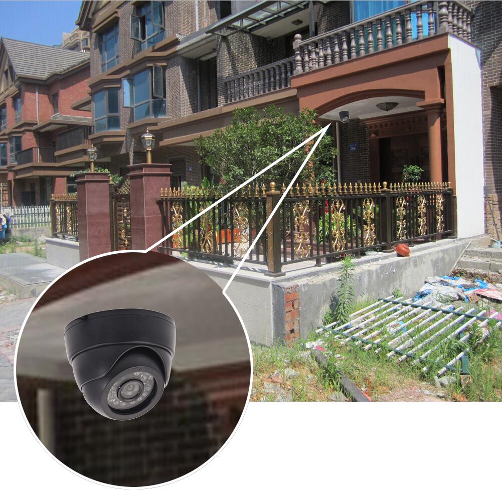 1200TVL 3.6mm 24 LED Outdoor Security IR Night Vision CCTV Camera Monitor RAU