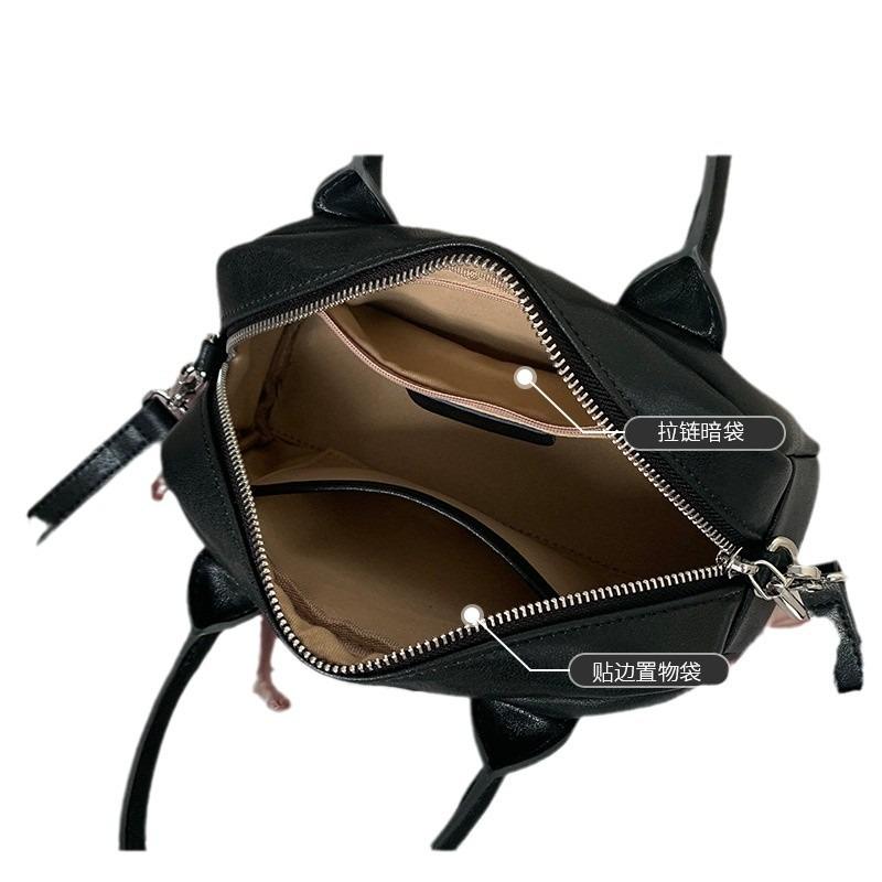 Damenhandtasche aus Leder Umhängetasche neue Handtasche Damen Nischendesign Pendler Messenger Bag