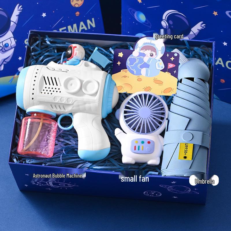 Children's Day Astronaut Stationery Gift Box for 10-Year-Old Boys - Surprise Birthday & Back-to-School Gift