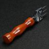 Ice Pick - Stainless Steel Ice Crusher with Wood Handle, Japanese Style Ice Chipper Ideal for Bars and Home