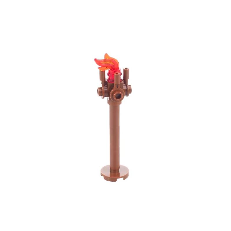 MOC Building Blocks Military Navy Figures Accessories Medieval Cannon Ammunition Wilderness Scene Tent Bonfire Brick Toy Gifts