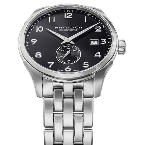 Hamilton Jazzmaster Maestro Small Second Auto Watch, Black Dial, Stainless Steel, Sapphire Crystal, Automatic, 5 ATM Water Resistance, 39.5mm, Swiss M