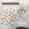 5A Champagne Marquise Zircon Nail Art Decorations - Flashy Nude Diamond Water Drop Shapes