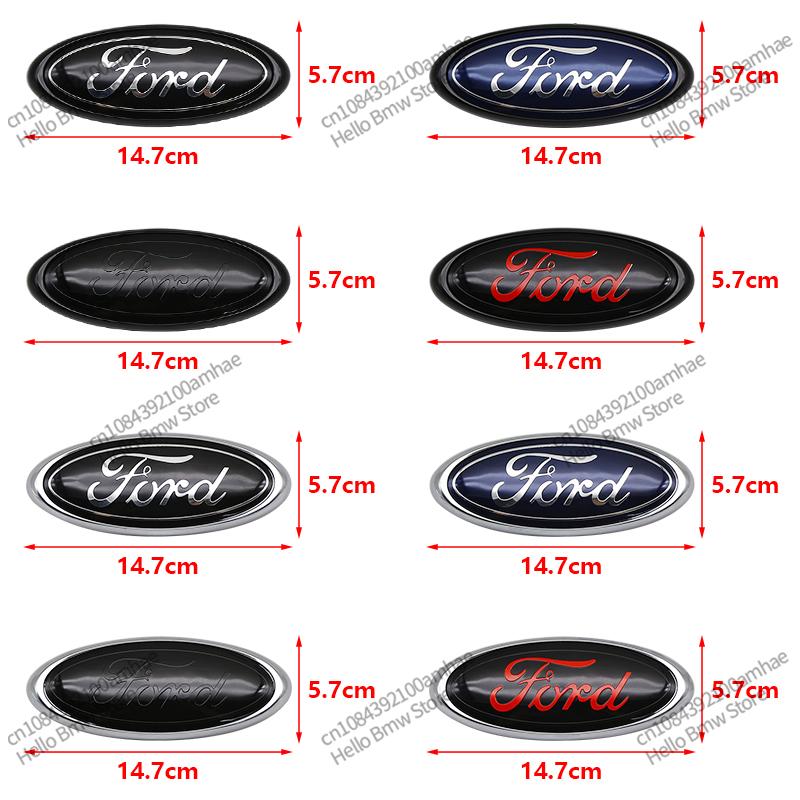 Autoaufkleber Ford 14,7 cm Frontgrill Logo Aufkleber Mit Verklemmtem Fuß Logo Aufkleber Für Fute Focus mk2 mk3 Fiesta mk7 Ranger Mondeo