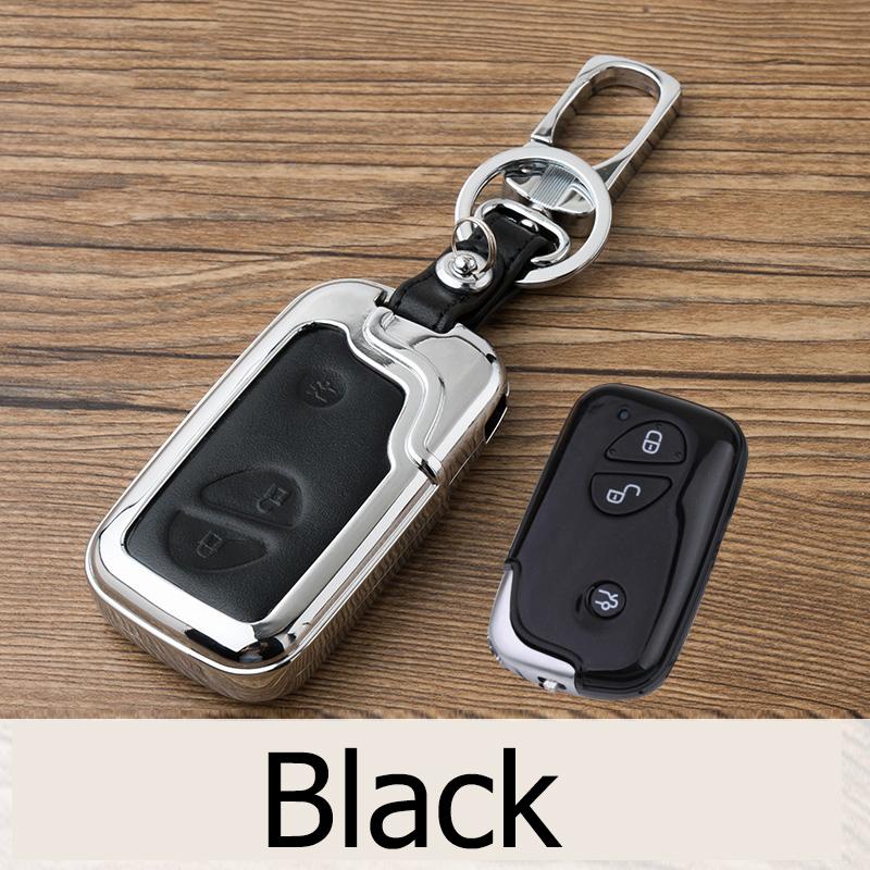 Leather Car Key Case For Lexus CT200h ES 300h IS250 GX400 RX270 RX450h RX350 LX570 Interiors Accessories Key Ring Holder