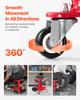 VEVOR Rolling Mechanic Stool with Wheels, 300 lbs Capacity Garage Seat/Work Stool, Padded Roller Creeper Seat with Fixed Height