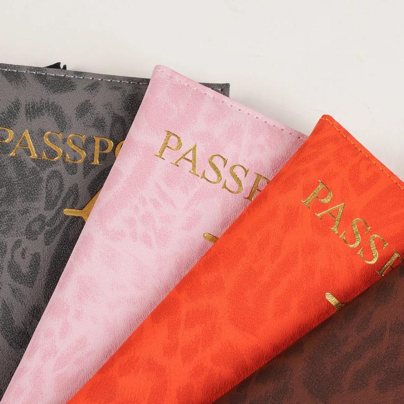 Travel Passport Holder Cover Case For Women Men PU Leather Card Ticket Passport Covers Holder Protective Accessories Wallet