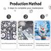 Disney DIY Pearl Art Olaf Themed Creative Pearl Painting Decorative Wall Art Creative Ornament Gift for Friends Desktop Decor