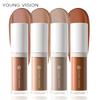 Wheat Tone Moisturizing Liquid Concealer Oil Control Invisible Full Coverage Pores Dark Circles Ivory Foundation Cream Makeup