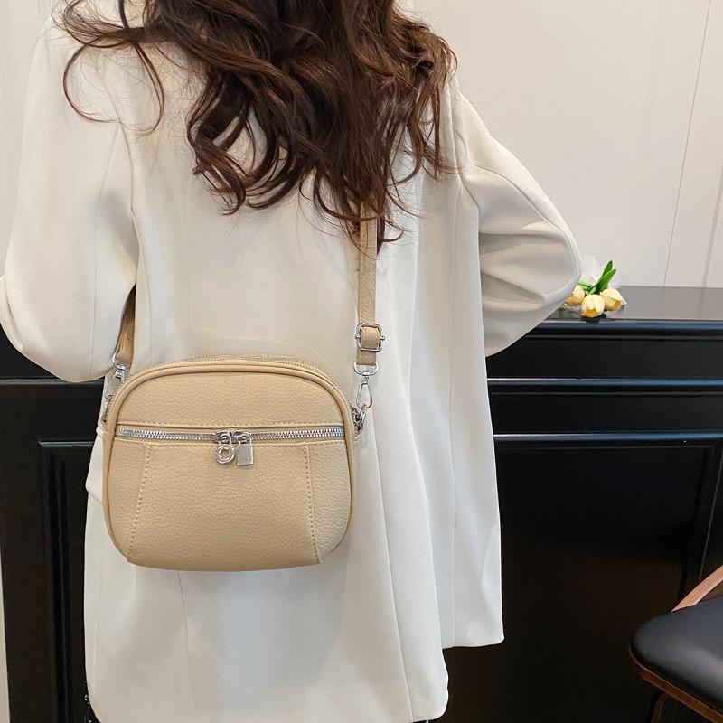 Tasche Damen Messenger neu mehrschichtig täglich vielseitig kleine Tasche großes Fassungsvermögen fortgeschritten Pendler kleine Umhängetasche