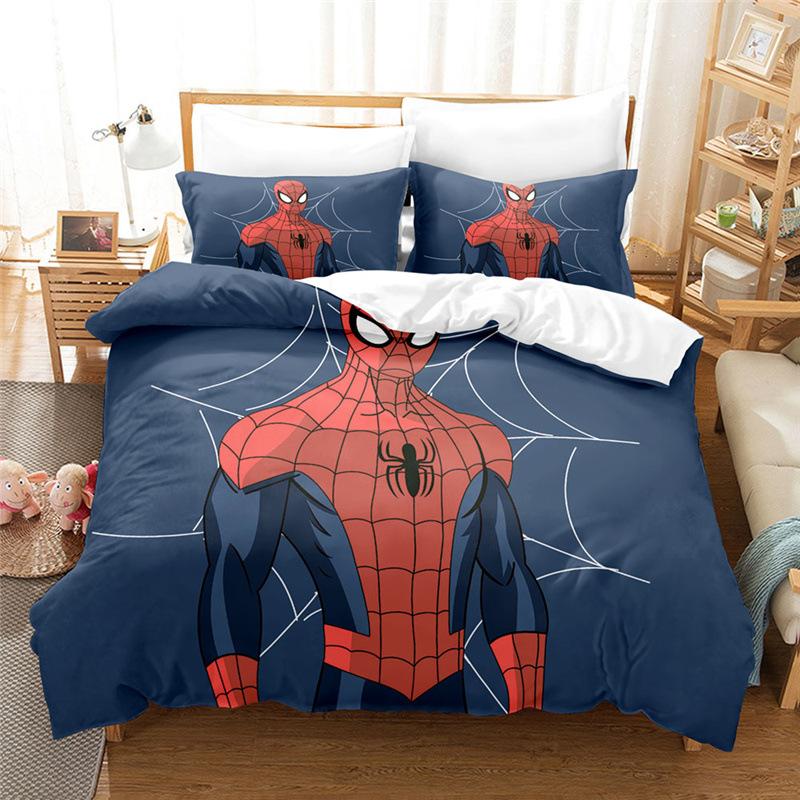 Home Textile Quilt Cover Pillowcase 3D Digital Printing Three-Piece Set American Style
