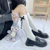Xianuo 2024 Women's Lolita Bow Long Calf Socks