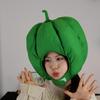 Playful Fruit and Vegetable Hat Thick Pullover Cap Mushroom Nutrition Month Hat  Photography Props
