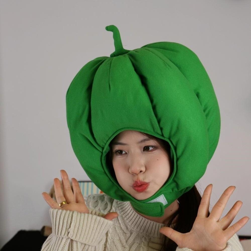 Playful Fruit and Vegetable Hat Thick Pullover Cap Mushroom Nutrition Month Hat  Photography Props