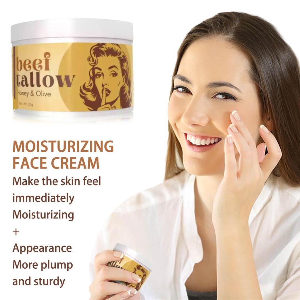 Beef Tallow Moisturising Cream Moisturises And Refreshes Skin