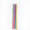 100Pcs Drinking Plastic Curved DIY Shaped Disposable Straws Colorful Artistic Long Flexible Party Supplies Kitchen Accessories