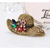 Artistic Style New Alloy Chest Flower Sun Hat Brooch, Versatile Accessory with Temperament