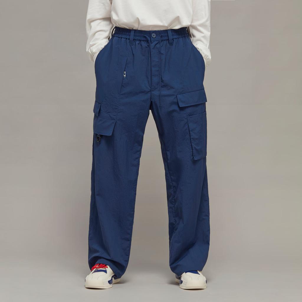 adidas Solid Color Casual Cargo Joggers Men Bottoms Tech-Indigo IA1431