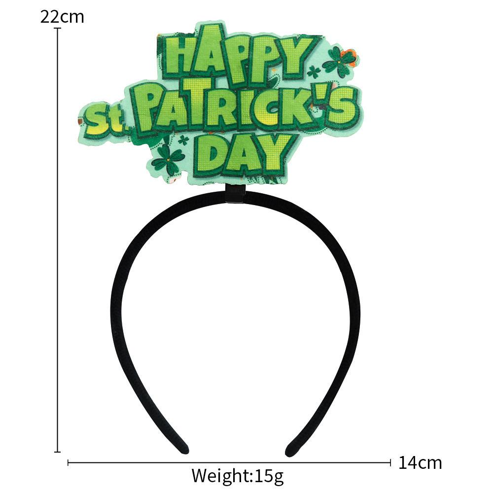 Whimsical St Patricks Day Headband Decor With Eyecatching Shamrock And Themes Beer