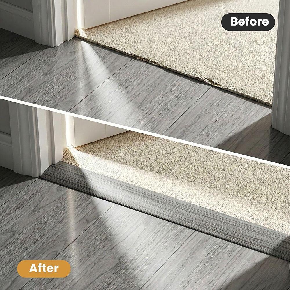 PVC Material Door Bottom Sealing Strip Windproof Doorway Threshold  Wall Accent