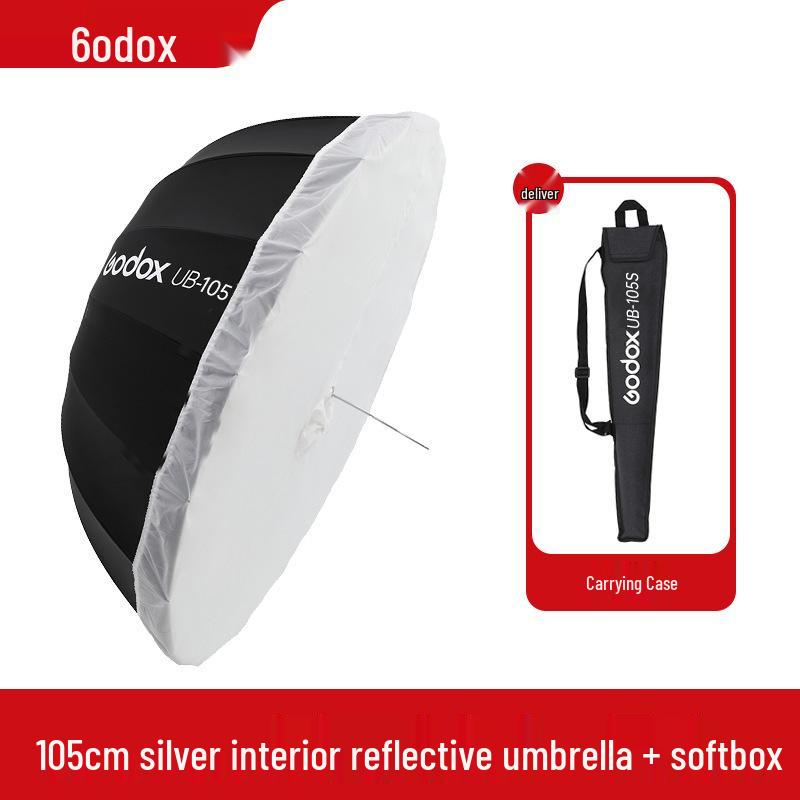 Godox UB Parabolic Reflector Umbrella: Large, Portable, Multifunctional Light for Studio and Outdoor Photography.