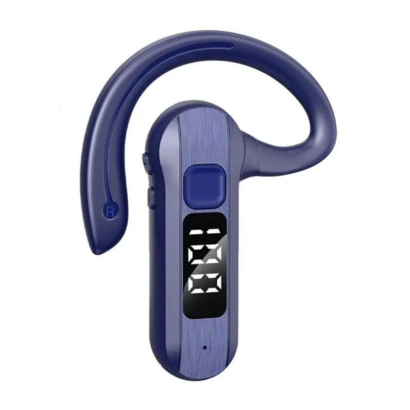 

Спортивные наушники Bluetooth 5.2 с костной проводимостью, беспроводная гарнитура открытого типа, наушники Bluetooth для бега с шумоподавлением и микрофоном синий
