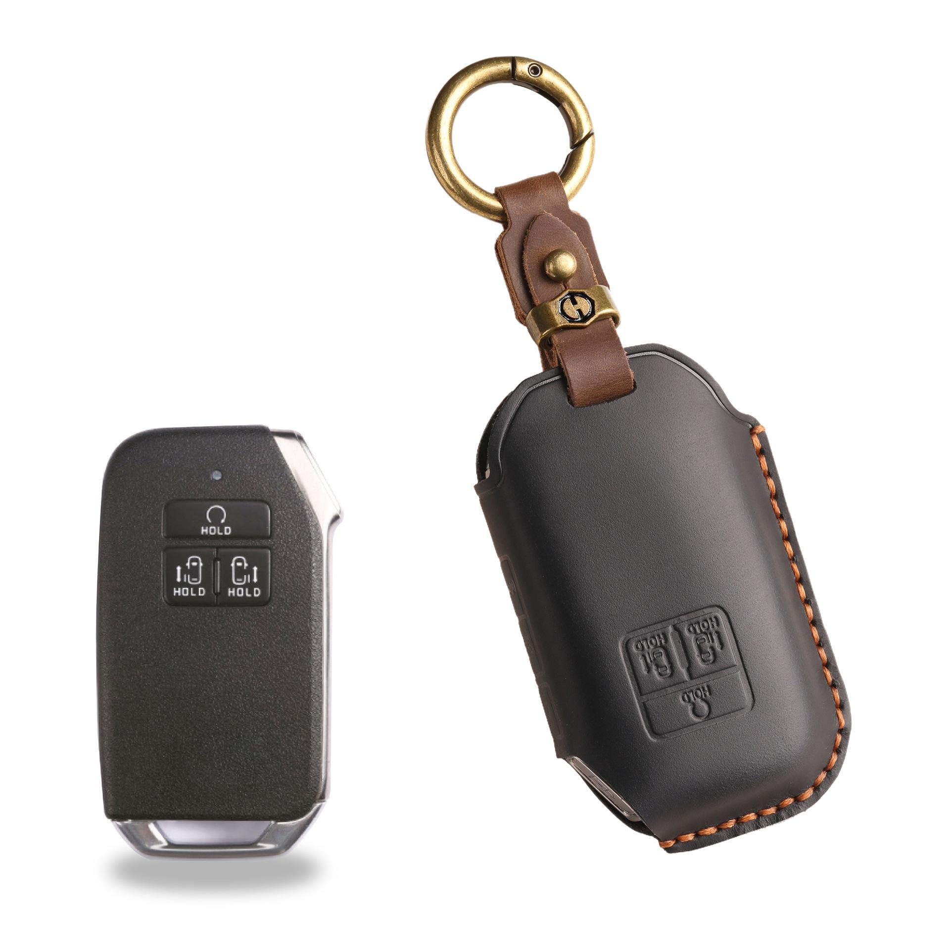 

Винтажный чехол для ключа от автомобиля для Kia Carnival SX K. Вау чехол для ключа от машины KIA чёрный