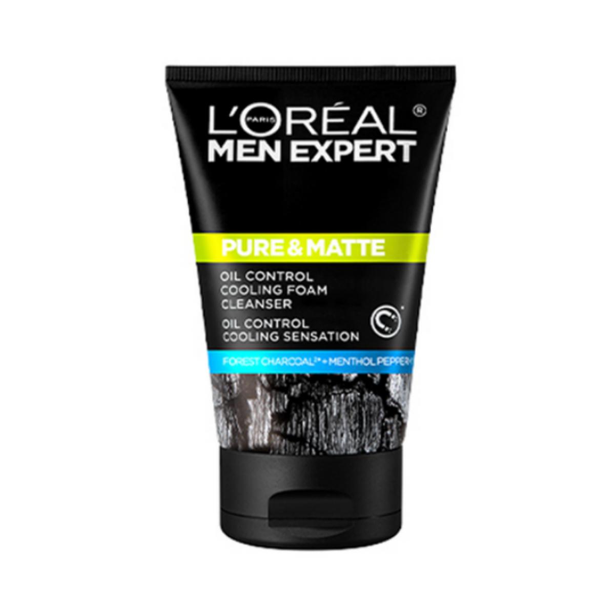 

L Oréal Paris Pure & Matte Oak Charcoal Icy Effect Foam, 100ml, 1pc