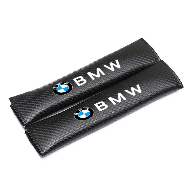 Car Safety Belt Pad Carbon fibre Shoulder Pad Safety Strap Cover For BMW M e46 e90 e60 f30 f10 e39 e36 g20 g30 f20 Accessories GG7