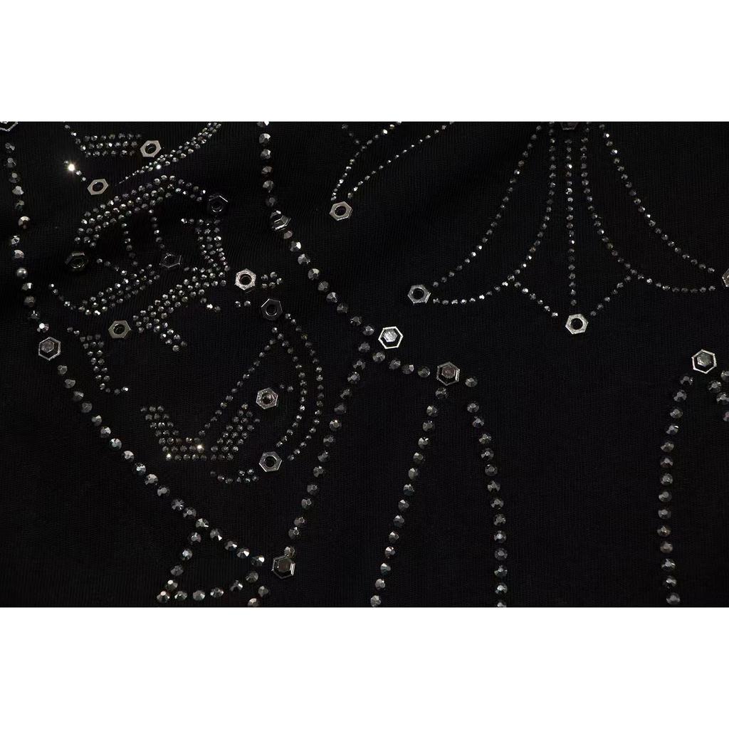 W377 CHROME HEARTS 2025 Letní nové vysoce kvalitní bavlněné kulaté tričko volné velikosti pro muže a ženy, párové tričko