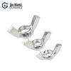 Guwanji White Zinc Plated Butterfly Wing Nuts
