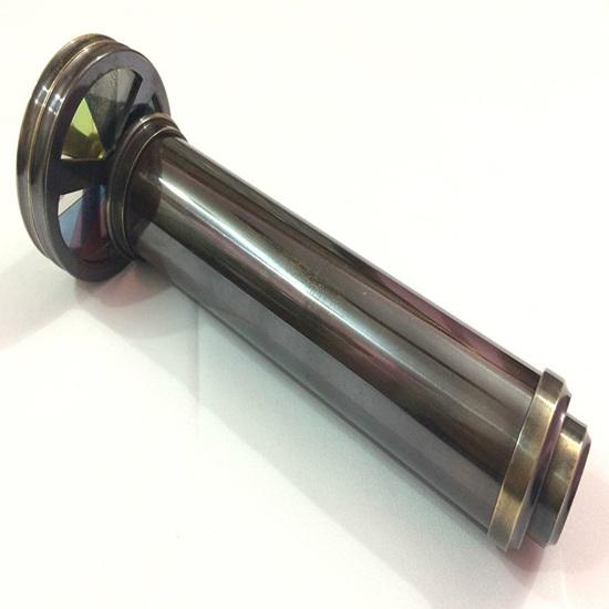 Brass Double-Wheel Kaleidoscope 15.24 cm Maritime Optical Treasure Optical Wonder Gift Item