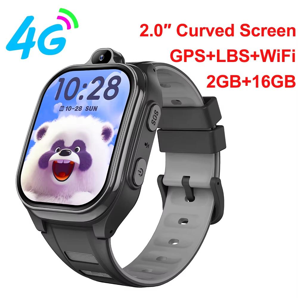 2025 New 4G Smart Watch Kids GPS WIFI Video Call SOS APP Download Child Smartwatch Monitor Tracker Location Phone Watch Boys Girls Gifts