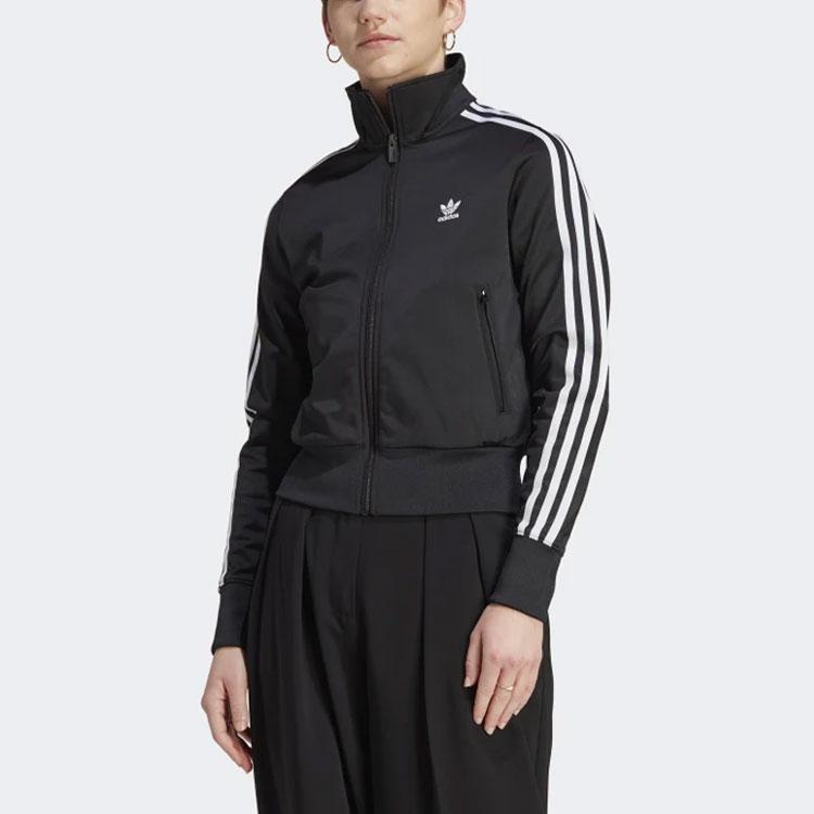adidas Originals Adicolor Classics Firebird Regular Fit Full Zip Recycled Polyester Track Jacket Women Black IL8764